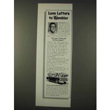 1964 Rambler American 220 Sedan Car Ad - Love Letters