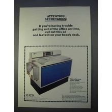 1966 Xerox 2400 Copier Ad - Attention Secretaries