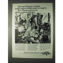 1968 Thermos Camping Gear Ad - Easier to Rough It