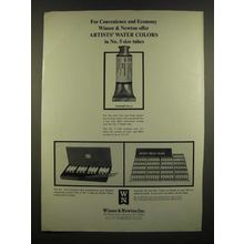 1968 Winsor & Newton Artists' Water Colors Ad - Convenience
