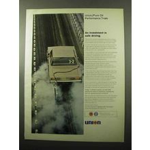 1969 Union / Pure Oil Ad - Investment in Safe Driving