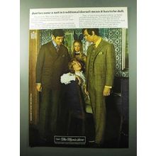 1969 Sears Suits Ad - Traditional Doesn't Mean Dull