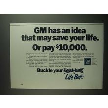 1984 GM General Motors Ad - Idea May Save Your Life
