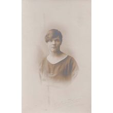 Resident of East Dereham Norfolk Village Antique Portrait Postcard