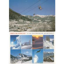 Eben Im Pongau Salzburg Sportwelt Winter Sports Austria 2x Postcard
