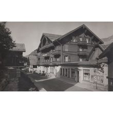 Gift Shop Love Heart Sign Hotel Adler Adelboden Switzerland Postcard