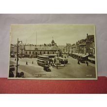 MARKET PLACE, CARLISLE, CUMBRIA unused postcard by Valentine c. 1933 =