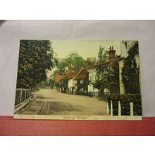 SONNING VILLAGE, READING, BERKSHIRE unused antique postcard #