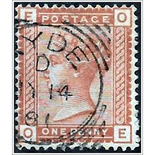 1880 -1881 Queen Victoria - 1d brownish rose (as picture) C2-5