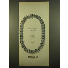 1961 Tiffany & Co. Spiralled Ribbon Necklace Advertisement - Anniversary Present