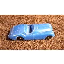 Old Vintage Original Tootsie Toys Blue Jaguar XK Convertible Scale 1:64