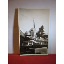ALL SAINTS CHURCH HOLBETON, PLYMOUTH, DEVON unused postcard RP by Raphael Tuck =