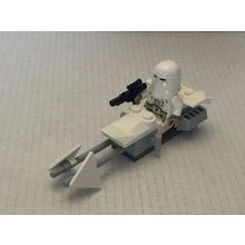Official LEGO Star Wars Snow Trooper Minifigure and Snowbike Loose Set