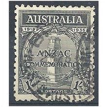 Australia 1935 SG155 1s Black ANZAC Commemorative Fine Used.