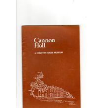 Cannon Hall, Barnsley UIDE BOOK p/b vgc /