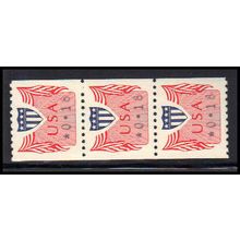 CVP31 18c Shield Very Fine MNH Dry Gum Strip of 3 PA5175