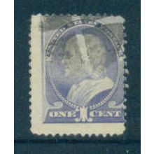 Used 212 1c Benjamin Franklin Average M01354