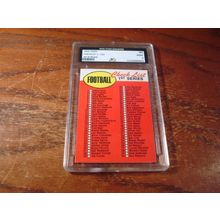 1969 Topps, Graded Mint 9, CHECKLIST 1-132, No Border