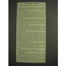 1914 Postum Drink Ad - Upward Start