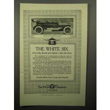 1913 White Five Passenger Six Car Ad!