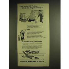 1948 Air Express Ad - Cease running, Mr. Pardway why do this the hard way?