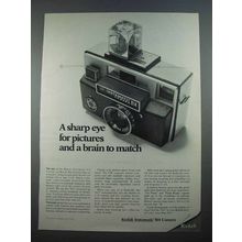 1969 Kodak Instamatic 814 Camera Ad - Sharp Eye