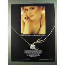 1981 De Beers Diamonds Ad - Can't Wear a Matisse