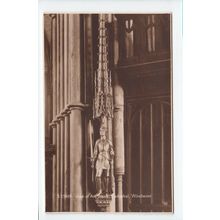 Joan of Arc Statue Winchester Cathedral Postcard Kingsway 15669