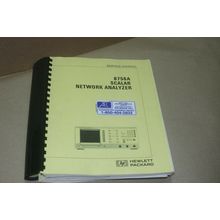 Hewlett Packard HP 8756A Scalar Network Analyzer service Technical repair Manual