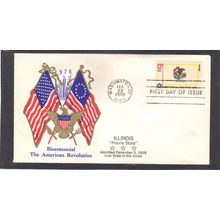 FDC Boerger Cachets 1653 13c Illinois (Cachet-U/A) CV00708