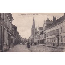 Hazebrouck La Rue D'Aire Bicycles Old French Postcard