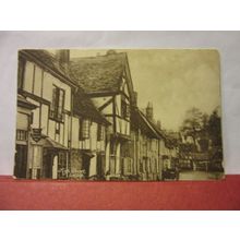 HIGH STREET, LACOCK, WILTSHIRE unused antique postcard Wilkinson of Trowbridge =