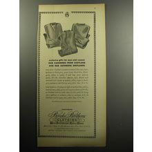 1957 Brooks Brothers Clothing Ad - Exclusive gifts for men and women