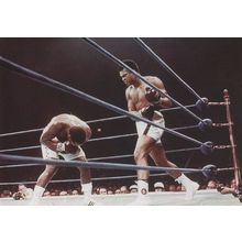 Muhammad Ali vs Joe Frazier Boxing Postcard