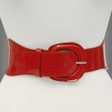 Belt - Polka Dots - Elastic - Red - Size : SM - BLT-BE145RD-SM