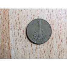 Netherlands 1961 1 Cent Coin