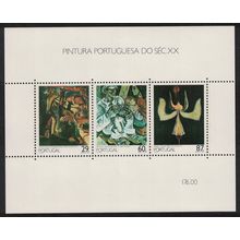 Portugal 20th-Century Portuguese Paintings 3rd series MS 1989 MNH SG#MS2134
