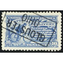 E10, Used 10¢ XF/Superb GEM - With Graded 95J JUMBO PFC Certificate Stuart Katz
