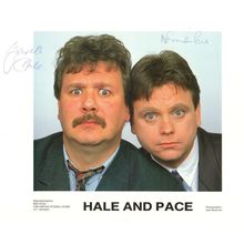 Hale & Pace Comedians 10x8 Double Large Hand Signed Photo