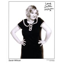 Sarah Millican Comedienne 10x8 Management Hand Signed Photo