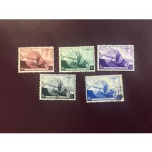 ICOLLECTZONE Belgium B209-213 VF hinged 1.75 used