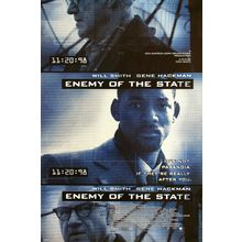 Enemy of the State (1998)_0 Movie Film Poster Canvas iconic design