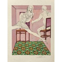 Salvador Dalí Three Plays by the Marquis de Sade 1969 Picture 4 Poster Canvas Mo