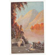 Golden Hours Raphael Tuck & Sons Oilette de Luxe Art Postcard 3806