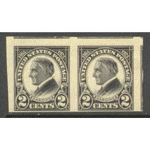 611 2c Warren Harding Fine MLH Pair H0273