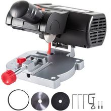 Mini Miter Cut-off Chop Saw, Two 2-5/16" Blade of Steel and Resin with 1/2" ...
