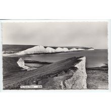 The Seven Sisters Seaford East Sussex RP Postcard 25740