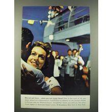 1962 American Export Lines Ad - Why Just Get There