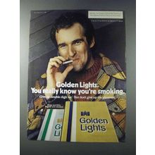 1981 Golden Lights Cigarettes Ad