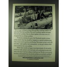1989 McDonnell Douglas Ad - Before we got working as a team